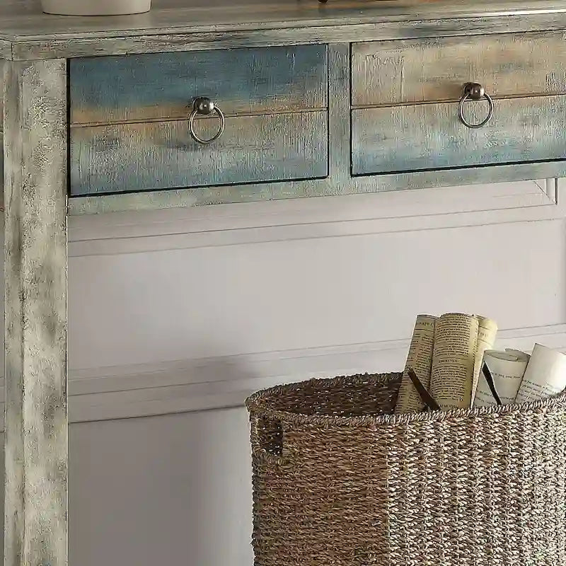 3-Drawer Console Table