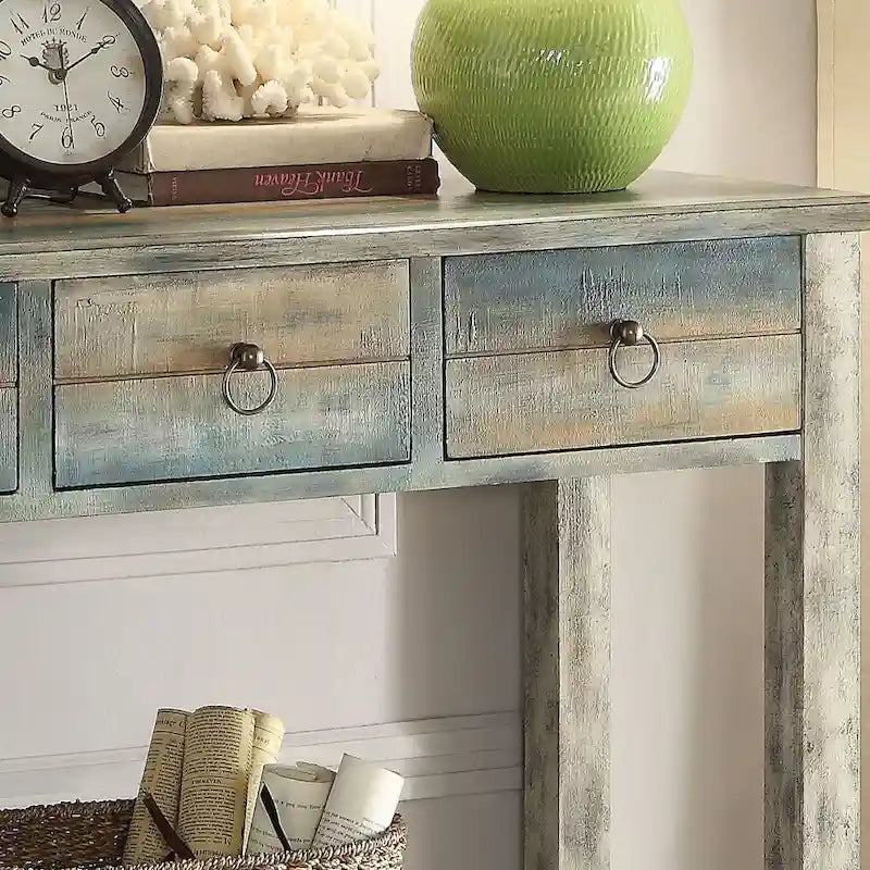 3-Drawer Console Table