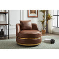 360-Degree Swivel Barrel Chair