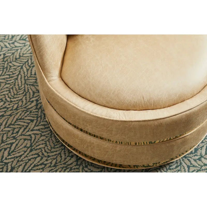 360-Degree Swivel Barrel Chair