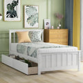 Twin Platform Bed with Storage Drawers