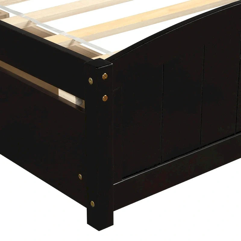 Twin Platform Bed with Storage Drawers