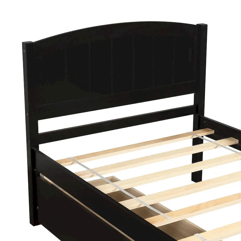 Twin Platform Bed with Storage Drawers