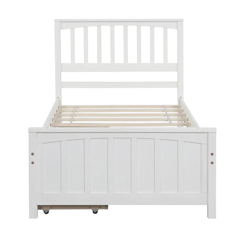 Twin Platform Bed with Storage Drawers