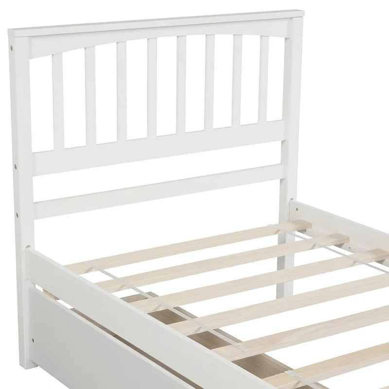 Twin Platform Bed with Storage Drawers
