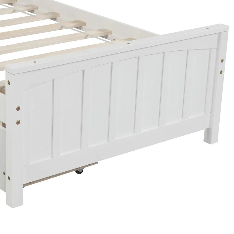 Twin Platform Bed with Storage Drawers