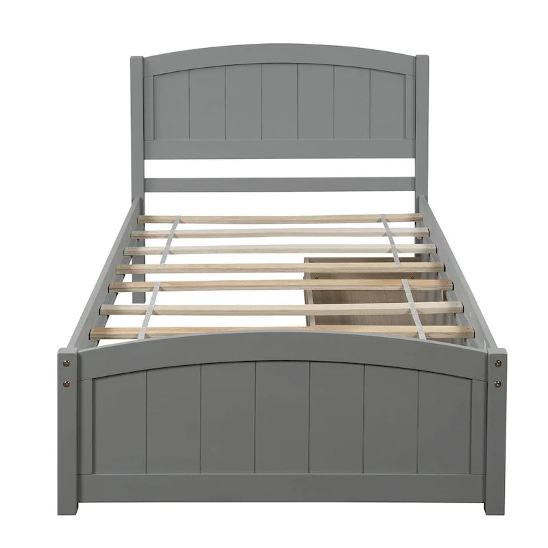 Twin Platform Bed with Storage Drawers