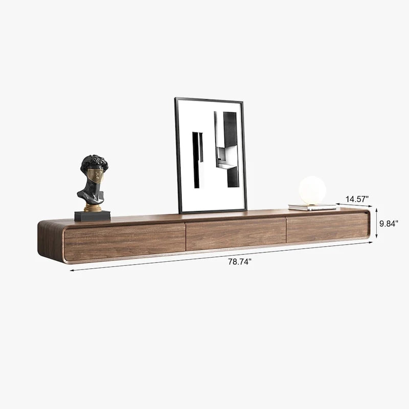 Wall-Mounted Floating TV Stand with Storage