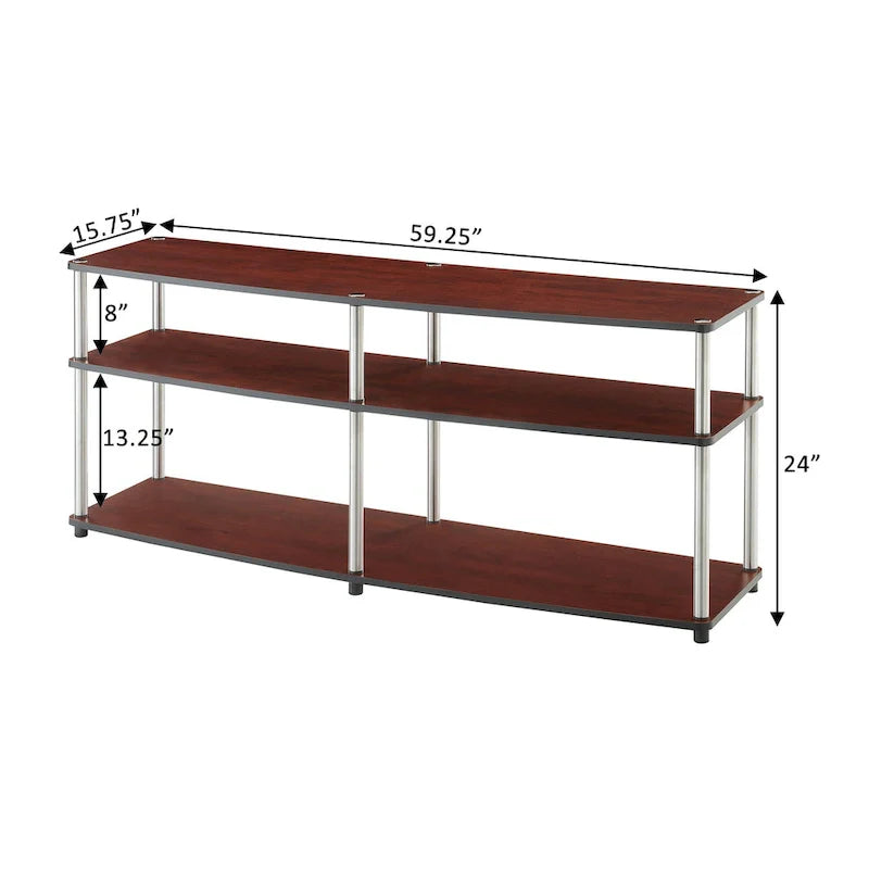 3-Tier TV Stand for TVs up to 65