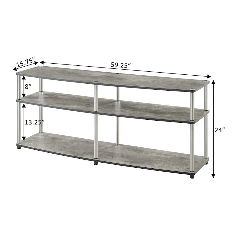 3-Tier TV Stand for TVs up to 65