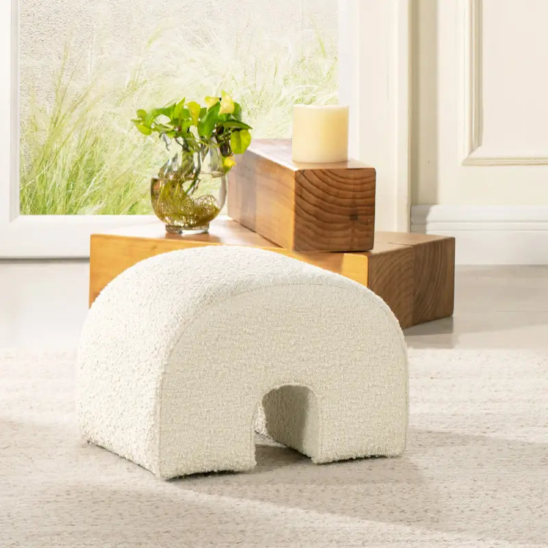 Arched Footstool Ottoman