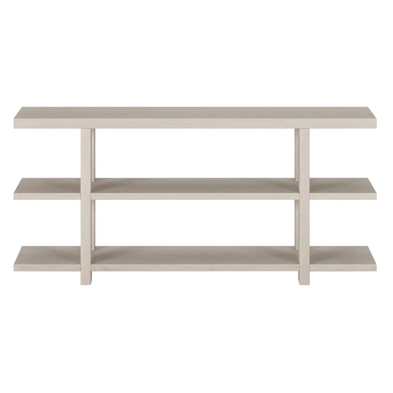 Rectangular Console Table with Storage Shelf