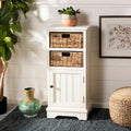 SAFAVIEH Golda Distressed White Cabinet
