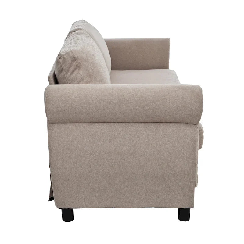 2-in-1 Sofa Bed Sleeper with Pull-Out Mattress