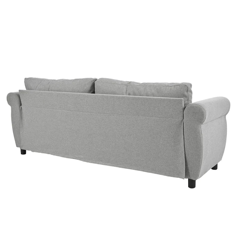 2-in-1 Sofa Bed Sleeper with Pull-Out Mattress