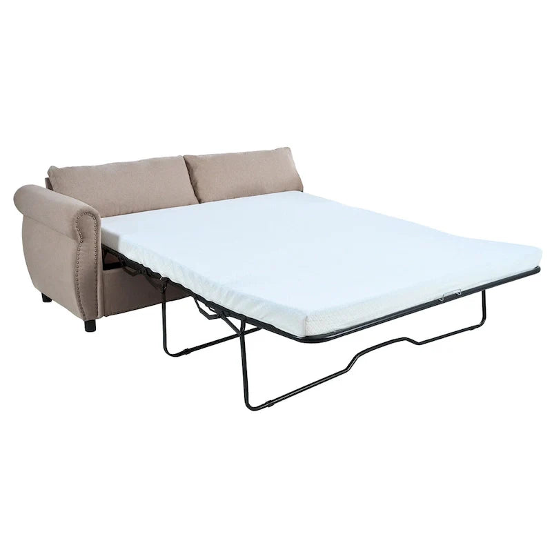 2-in-1 Sofa Bed Sleeper with Pull-Out Mattress