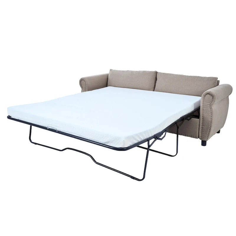 2-in-1 Sofa Bed Sleeper with Pull-Out Mattress