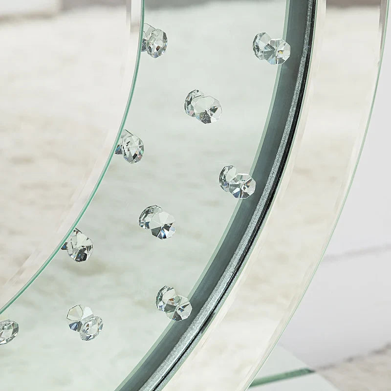 Console Table with Crystal Base