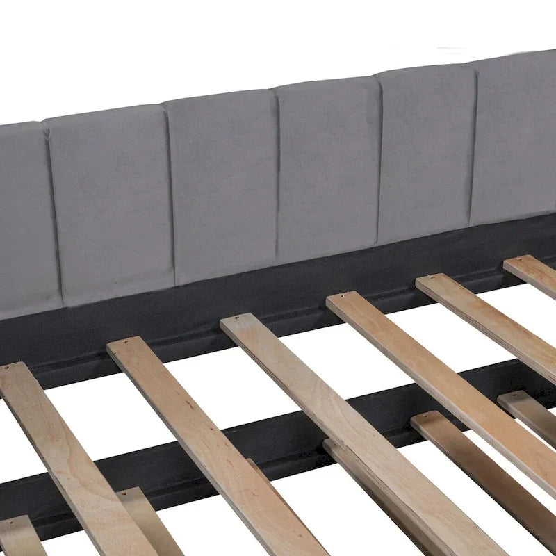 Twin Size Upholstered Daybed with Trundle