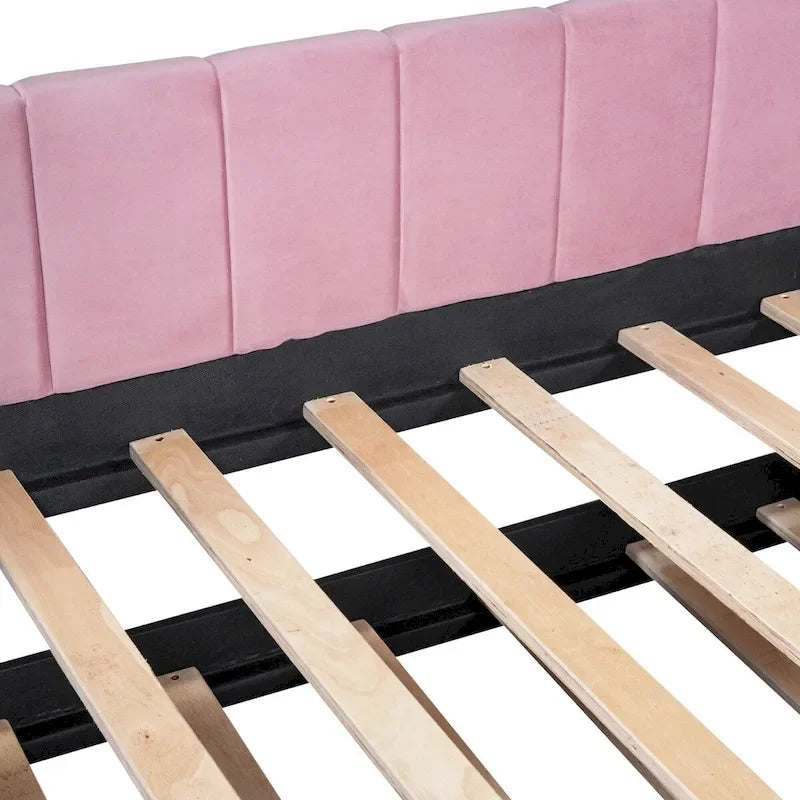 Twin Size Upholstered Daybed with Trundle