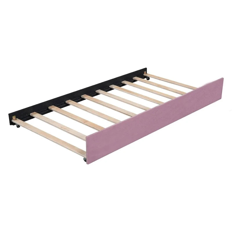 Twin Size Upholstered Daybed with Trundle