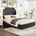 Queen Upholstered Bed with Storage Drawers