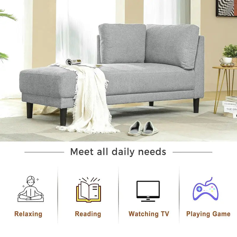 Upholstered Chaise Lounge