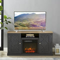TV Stand with Electric Fireplace for TVs up to 60