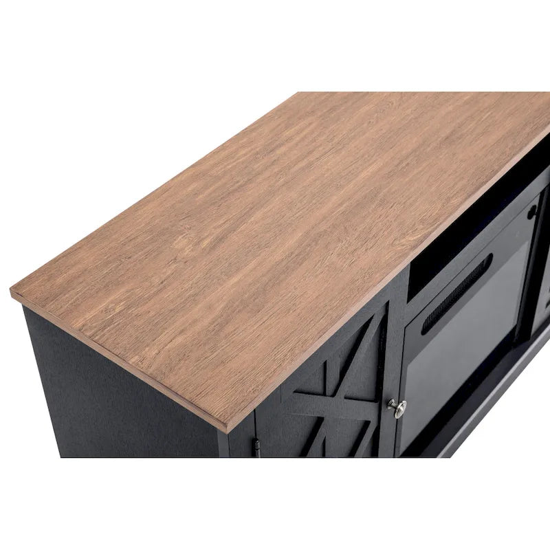 TV Stand with Electric Fireplace for TVs up to 60