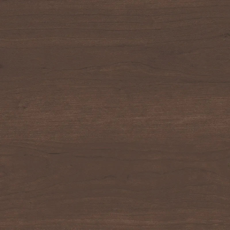 Solid Wood Dining Table with Metal Trestle Base