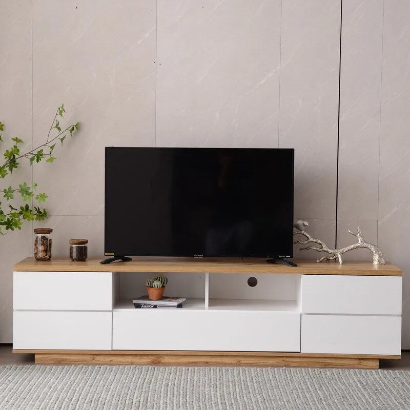 TV Stand for TVs up to 80 with Storage
