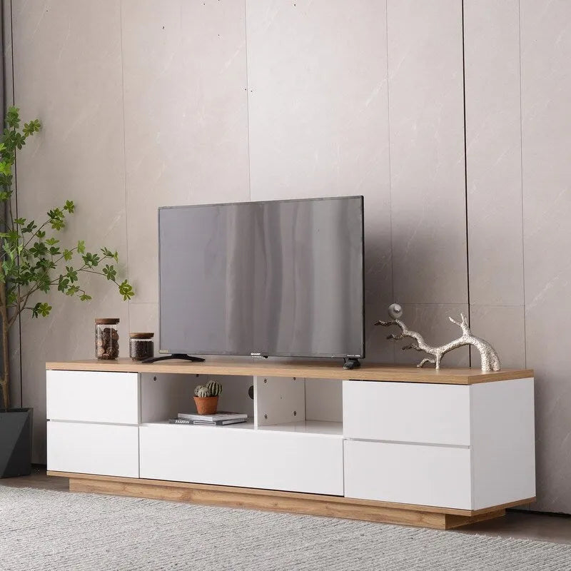 TV Stand for TVs up to 80 with Storage