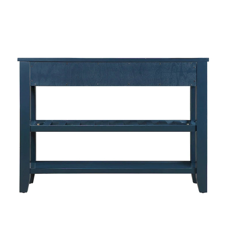 Console Table with 2 Drawers and 2 Shelves