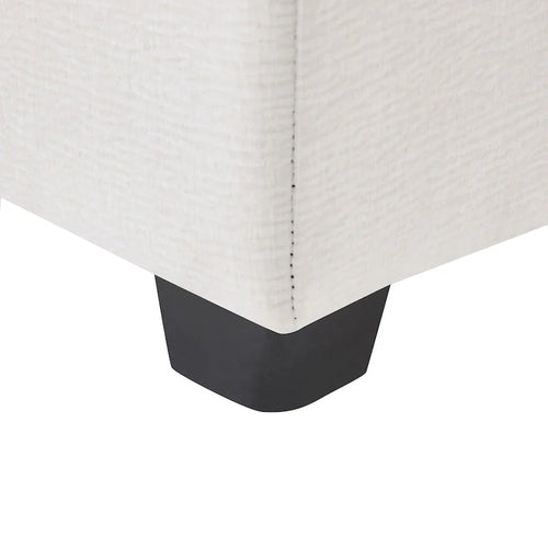 5-Seat L-Shaped Modular Sofa with Chenille Upholstery
