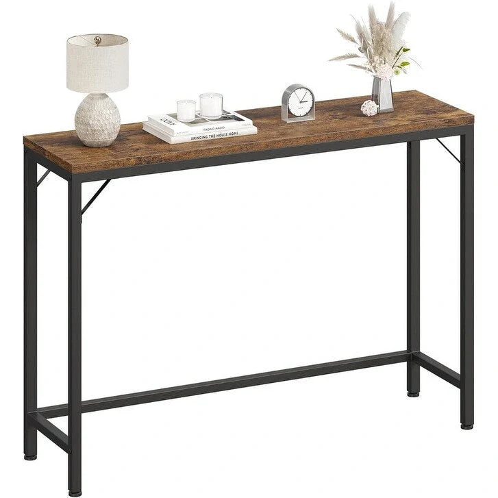 2-Tier Console Table with V-Shaped Frame