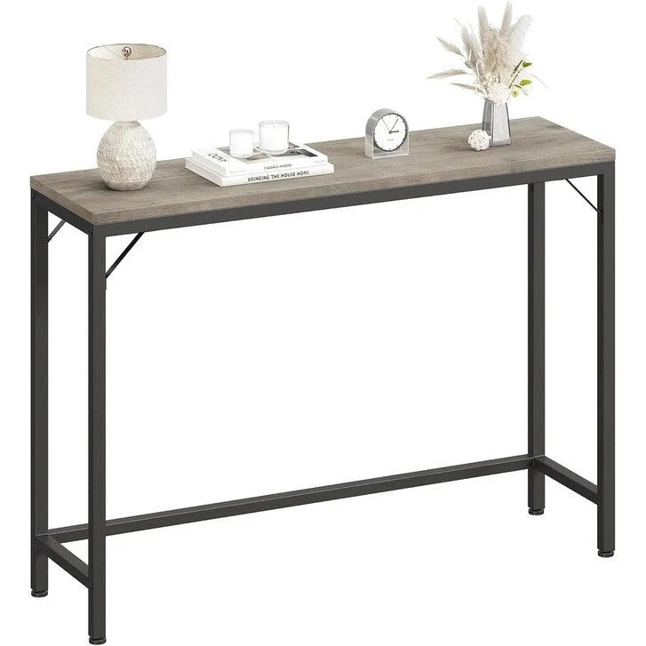2-Tier Console Table with V-Shaped Frame