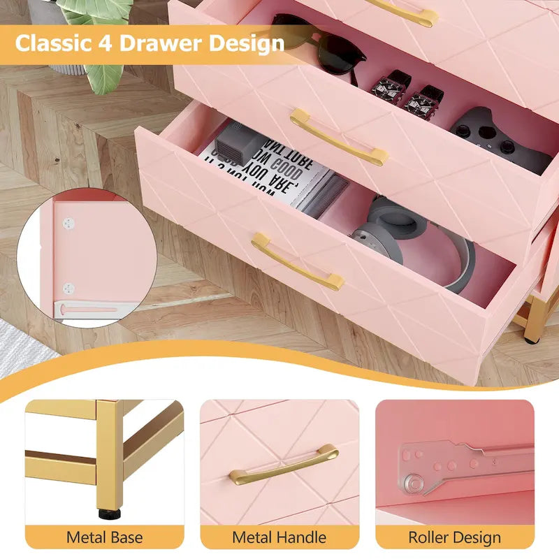 4-Drawer Vertical Dresser