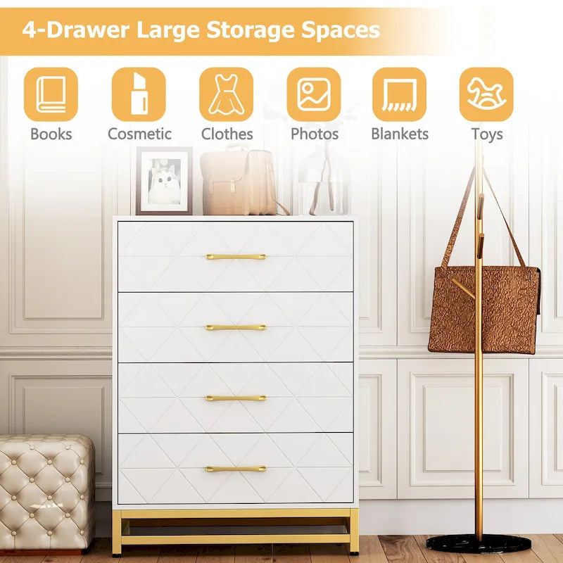 4-Drawer Vertical Dresser